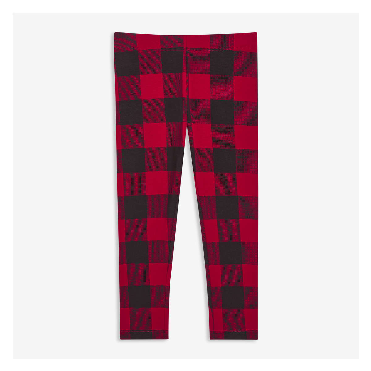 Girls red and black cheap leggings